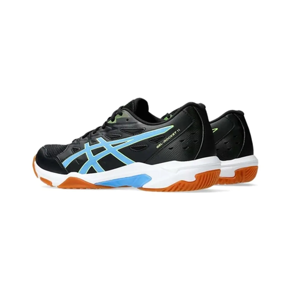 Asics Gel Rocket 11 Badminton Shoes Black/ Waterscape - 1071A091.003