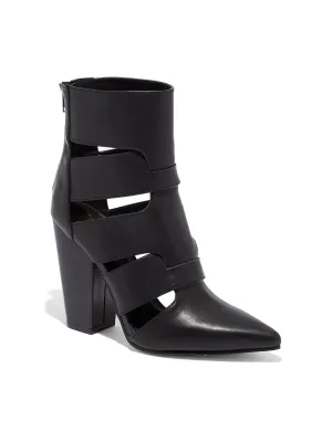 Black Cutout Bootie