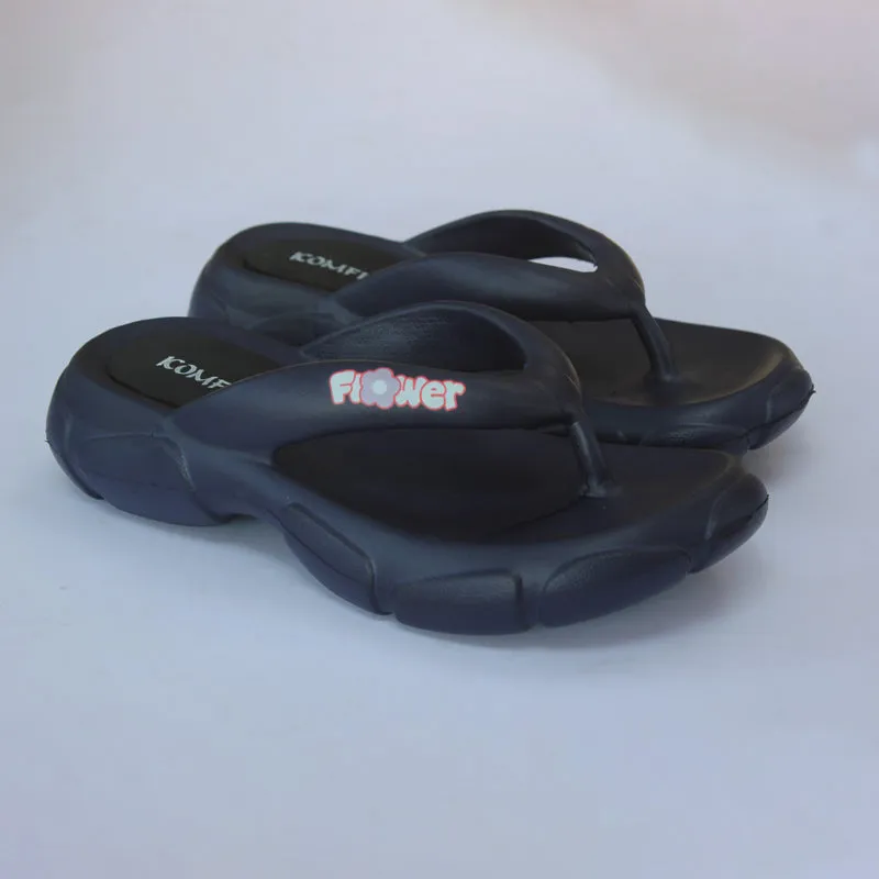 Black Soft Slippers for women