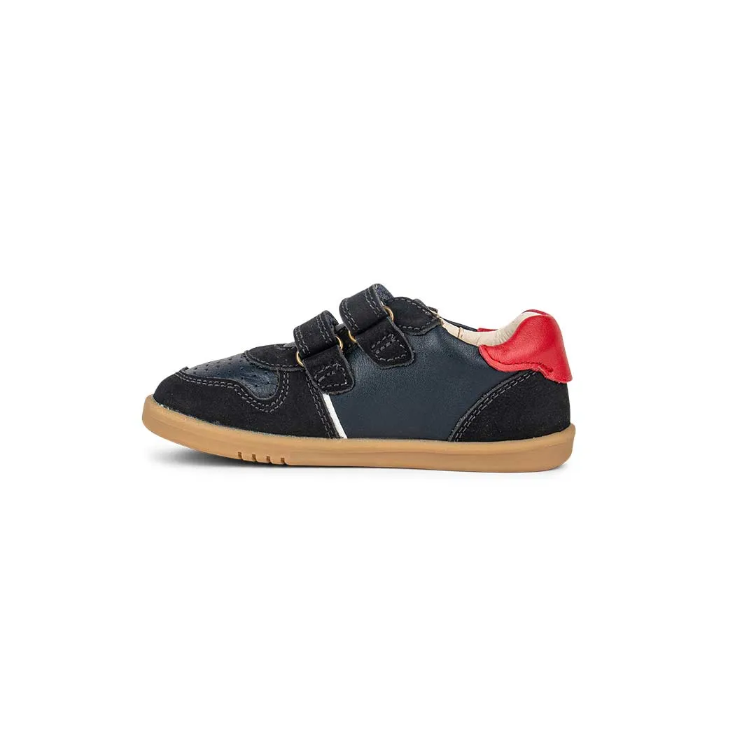 Bobux I-Walk Riley Trainers - Navy   Red