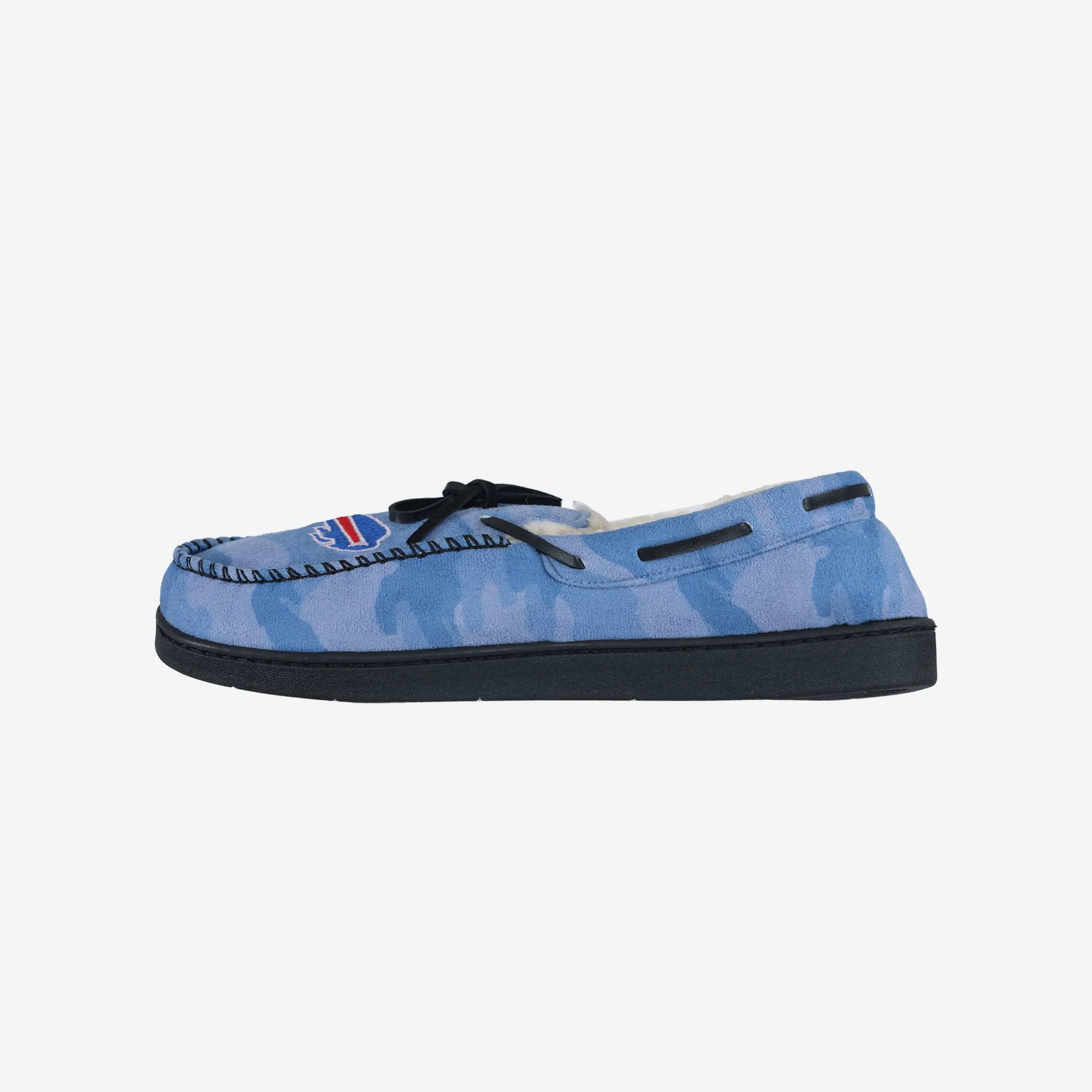 Buffalo Bills Printed Camo Moccasin Slipper