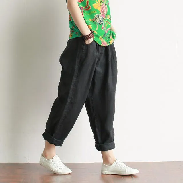 Casual Literary Roll-up Trousers  | Zen