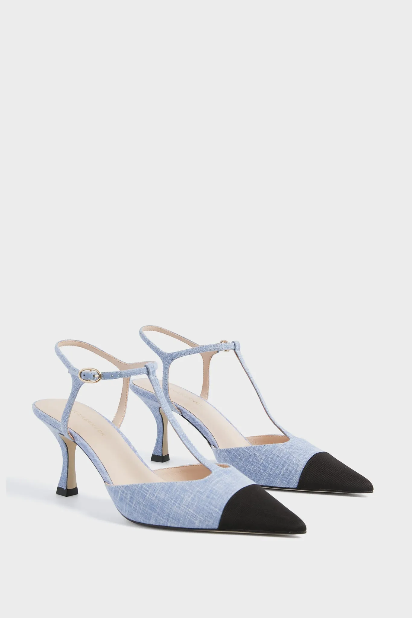 Chambray Margot Heels