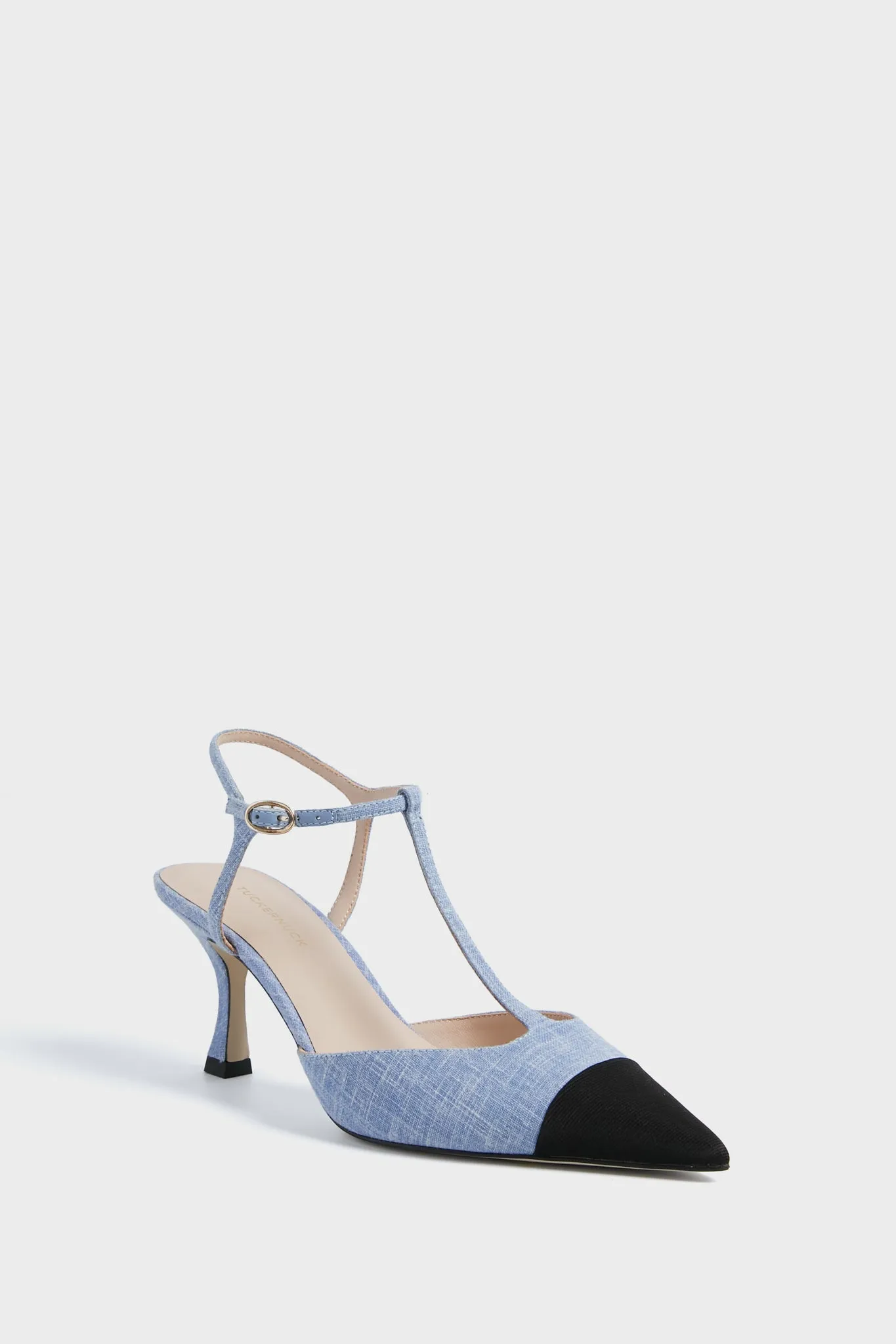 Chambray Margot Heels