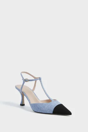 Chambray Margot Heels