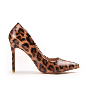 Chic Leopard Print Stiletto Heels | 473M-BT