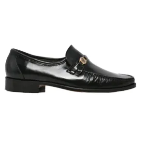 Crockett & Jones Vincent Black Moccasins