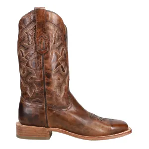 Embroidery Wide Square Toe Cowboy Boots