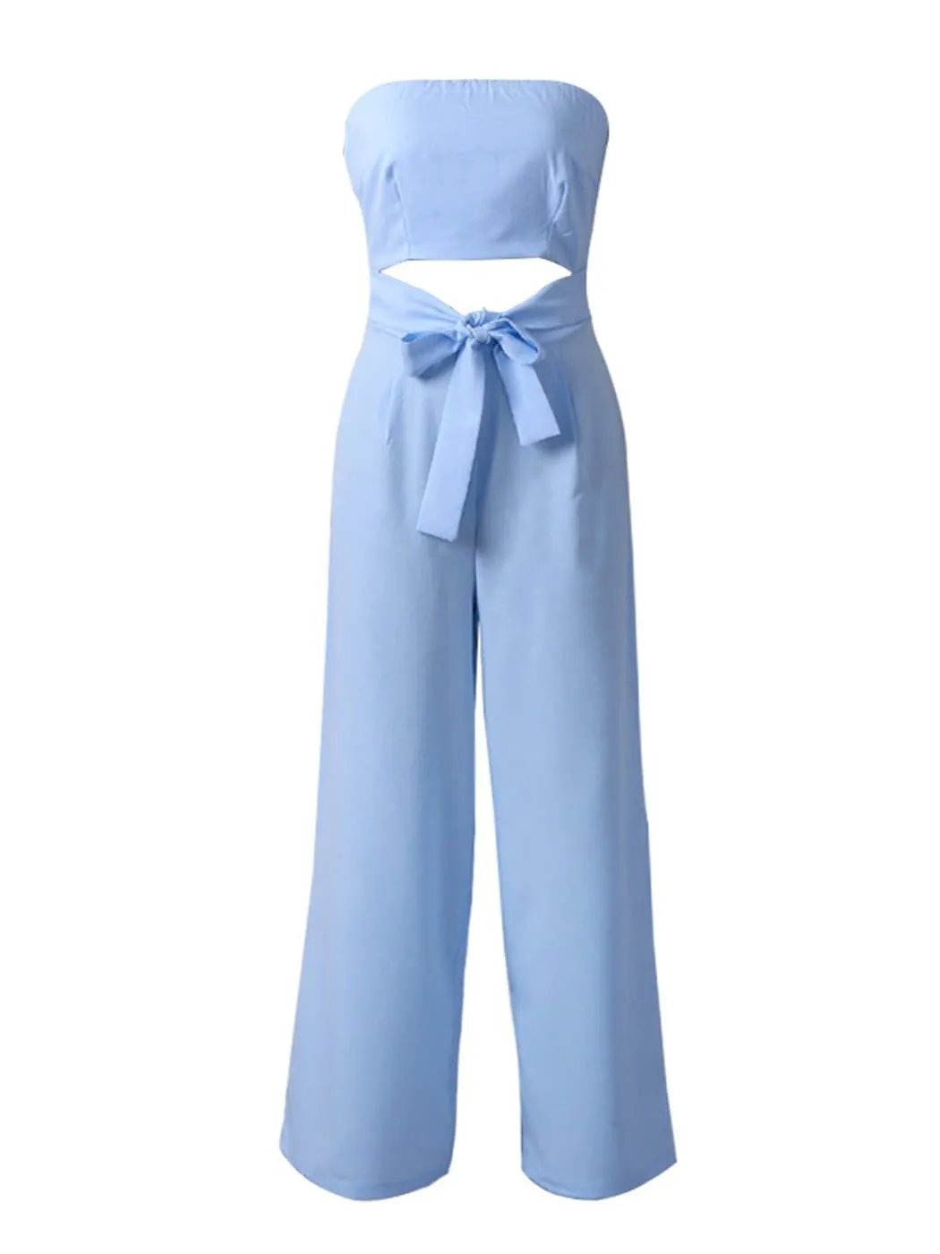 Front Tied Chic Jumpsuit