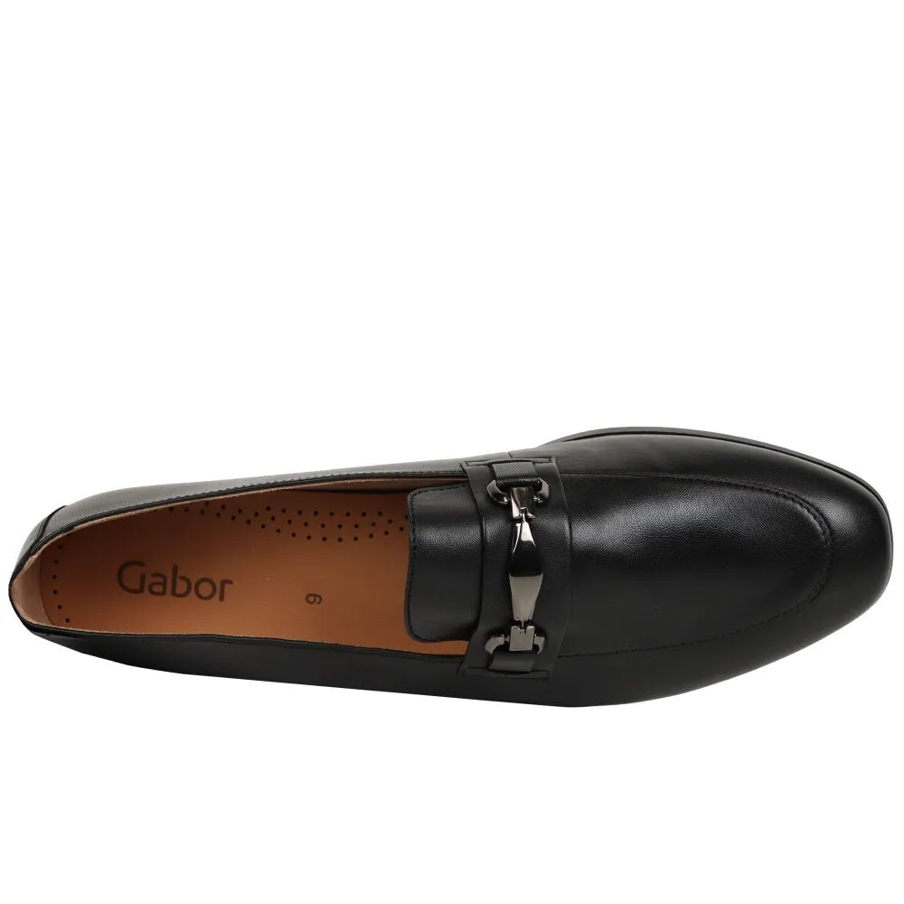 Gabor Borok 55.271.27 Women's Loafers - Black