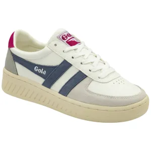 Gola Womens Sneaker Grandslam Trident White/Moonlight/Fuchsia