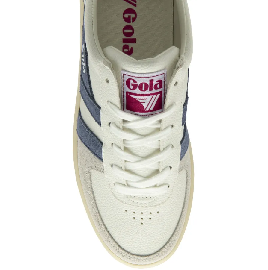 Gola Womens Sneaker Grandslam Trident White/Moonlight/Fuchsia