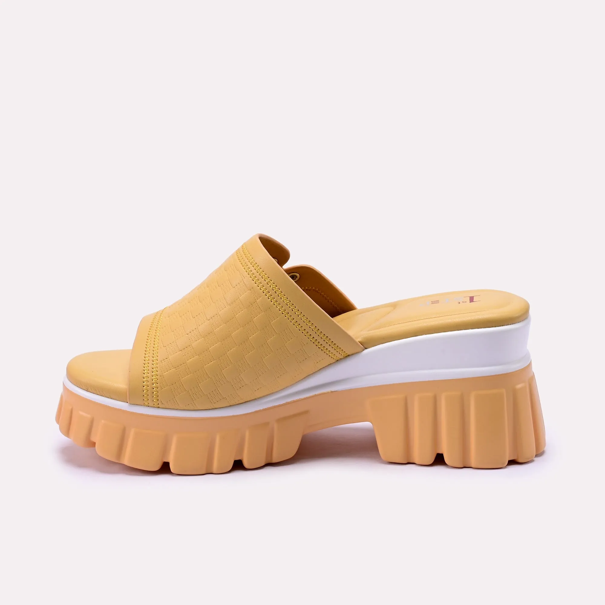 Grace Yellow Thick Sole Slippers 0412278