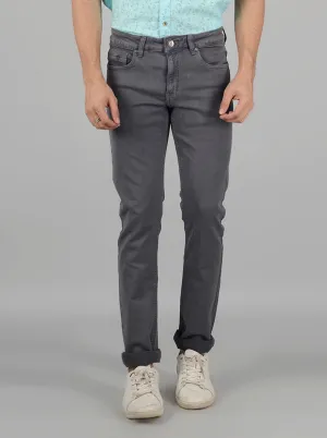 Grey Washed Straight Fit Jeans | Greenfibre