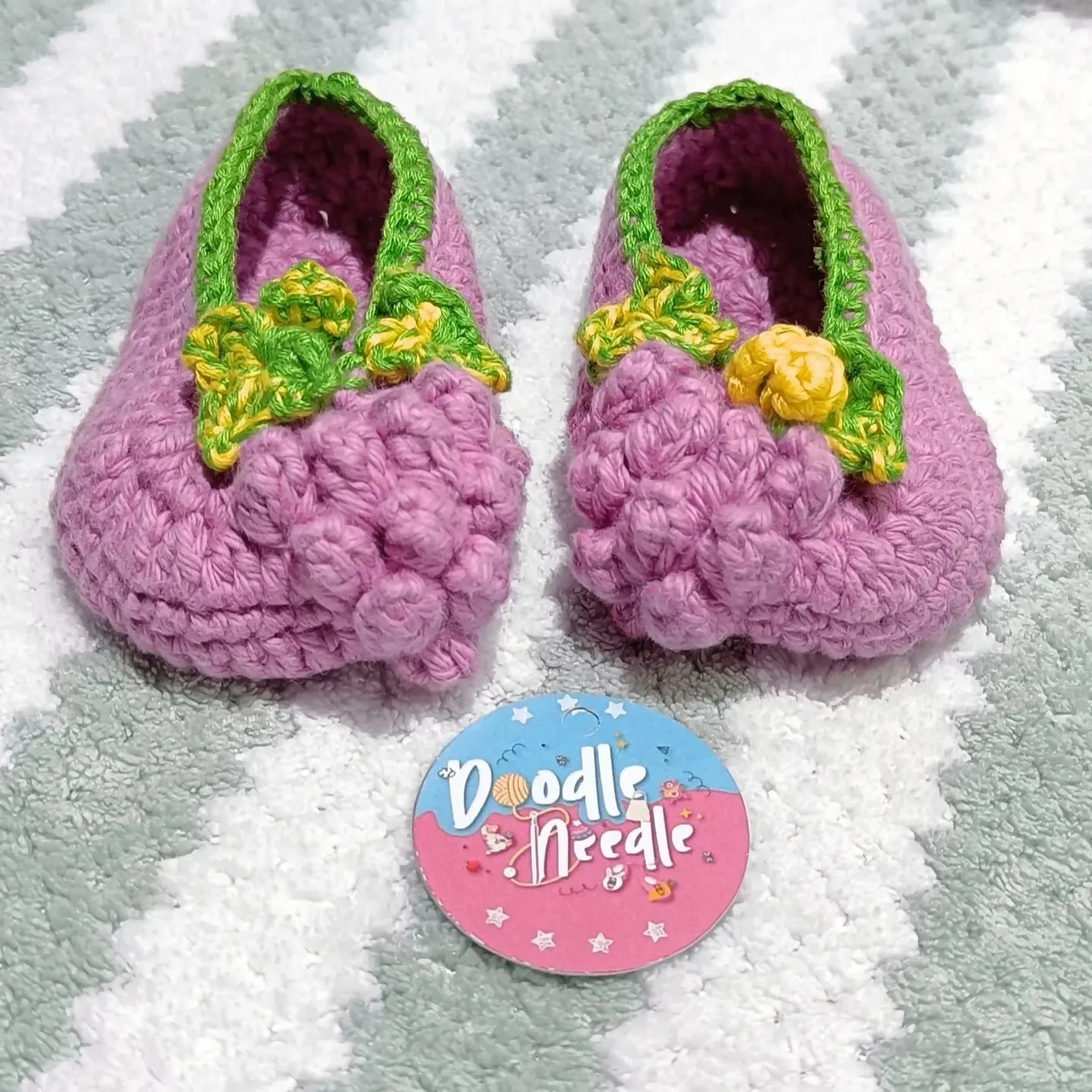 Handmade Baby Grapes shoes