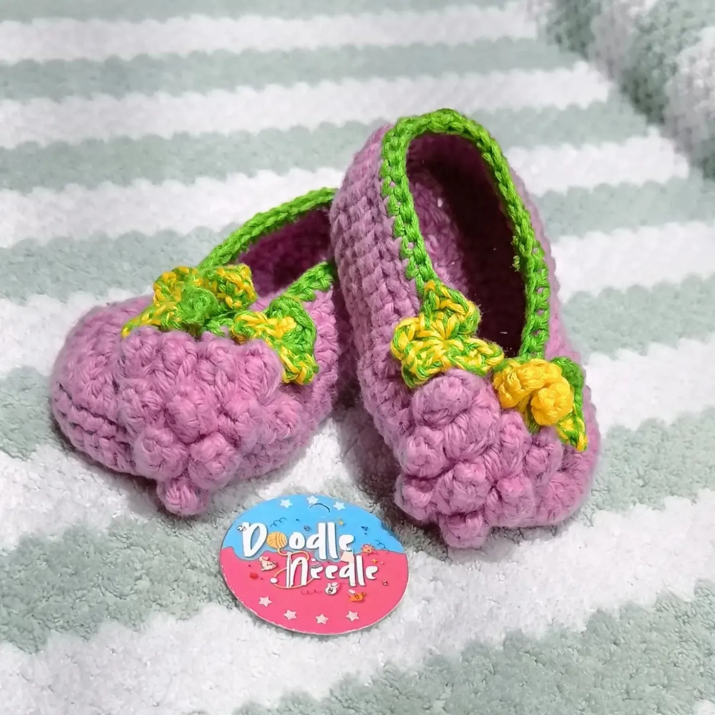 Handmade Baby Grapes shoes