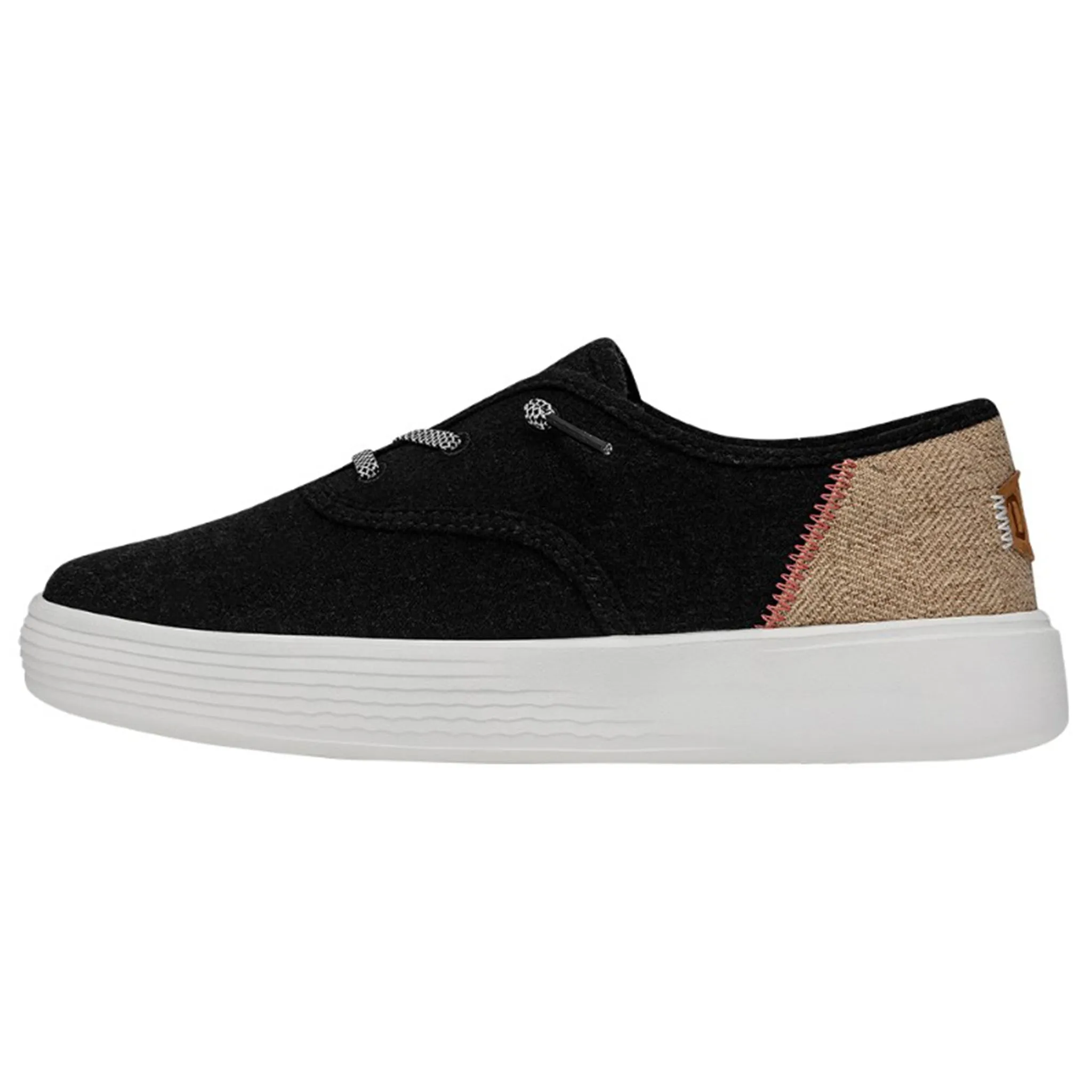 Hey Dude Women's Conway Craft Linen Black