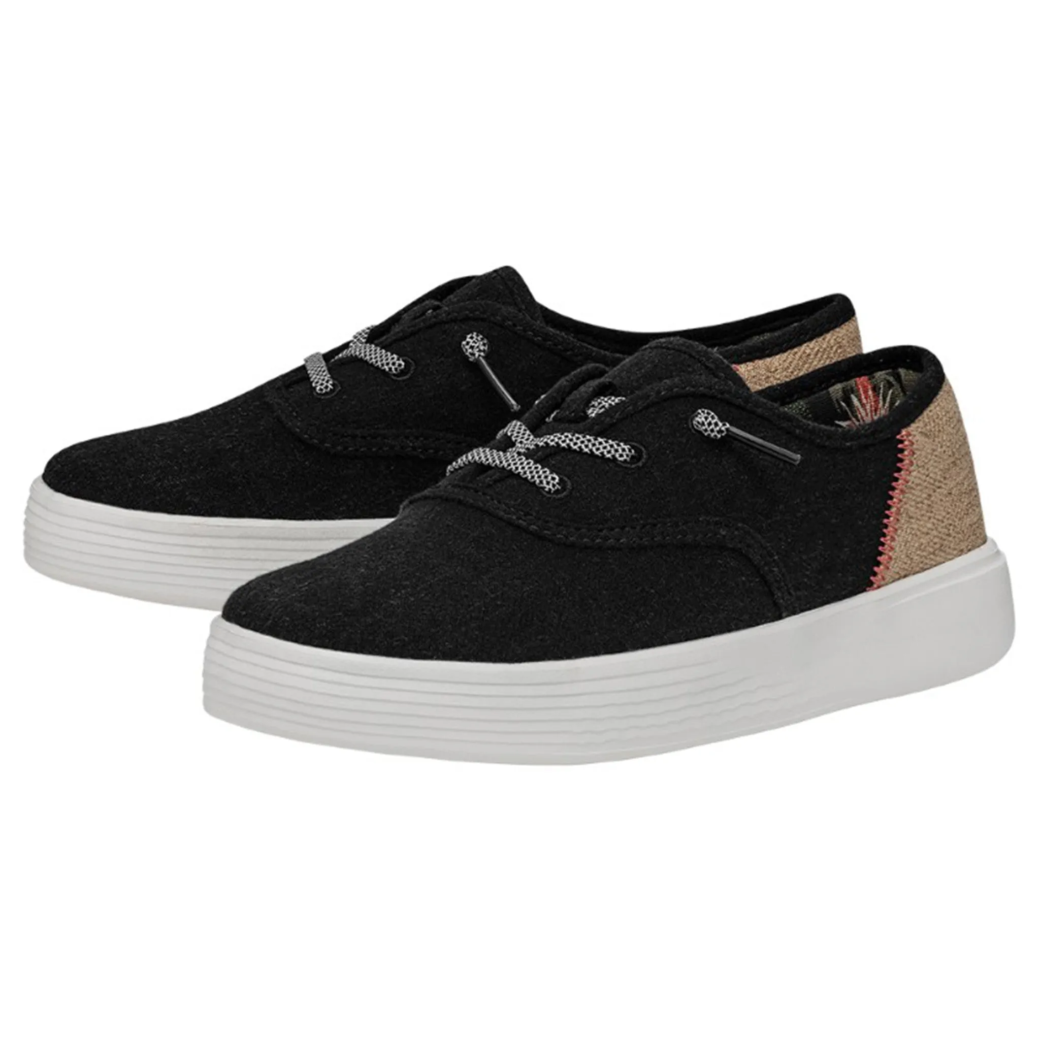 Hey Dude Women's Conway Craft Linen Black