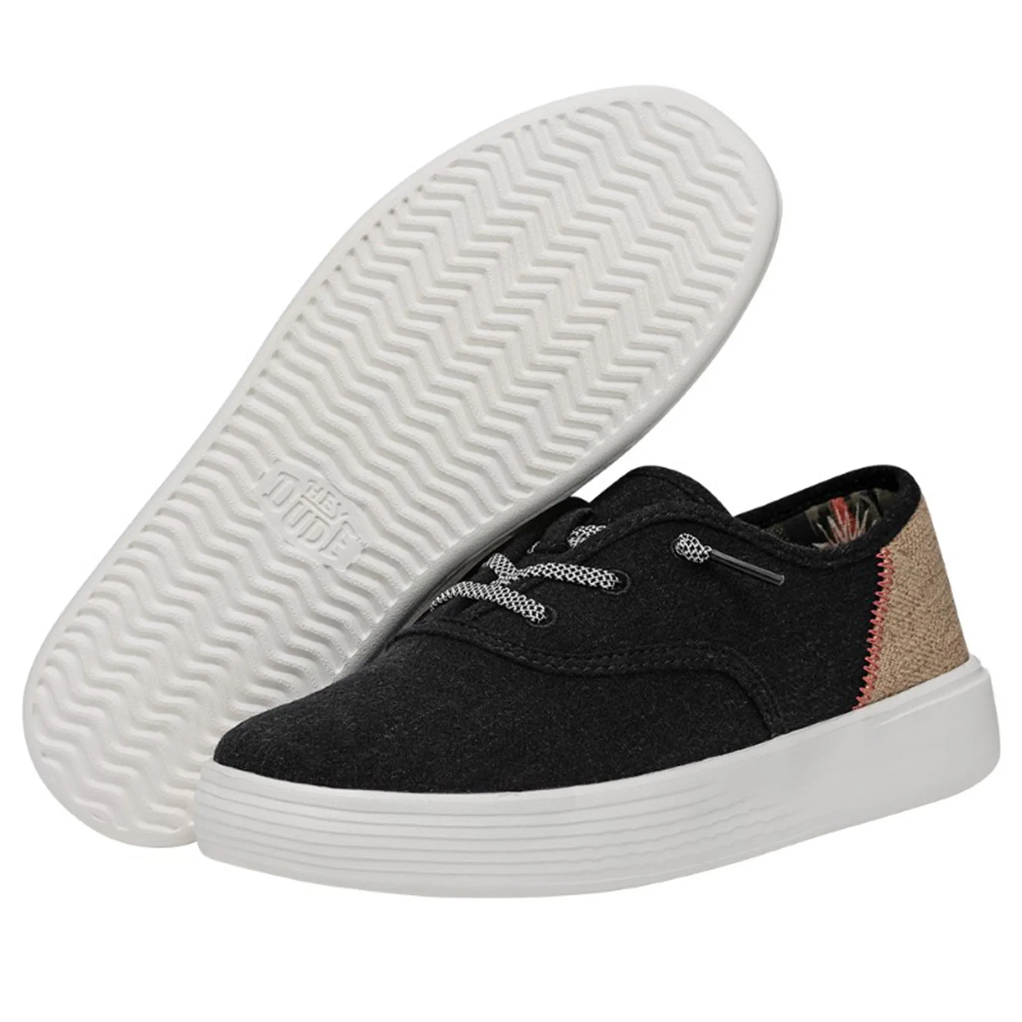 Hey Dude Women's Conway Craft Linen Black