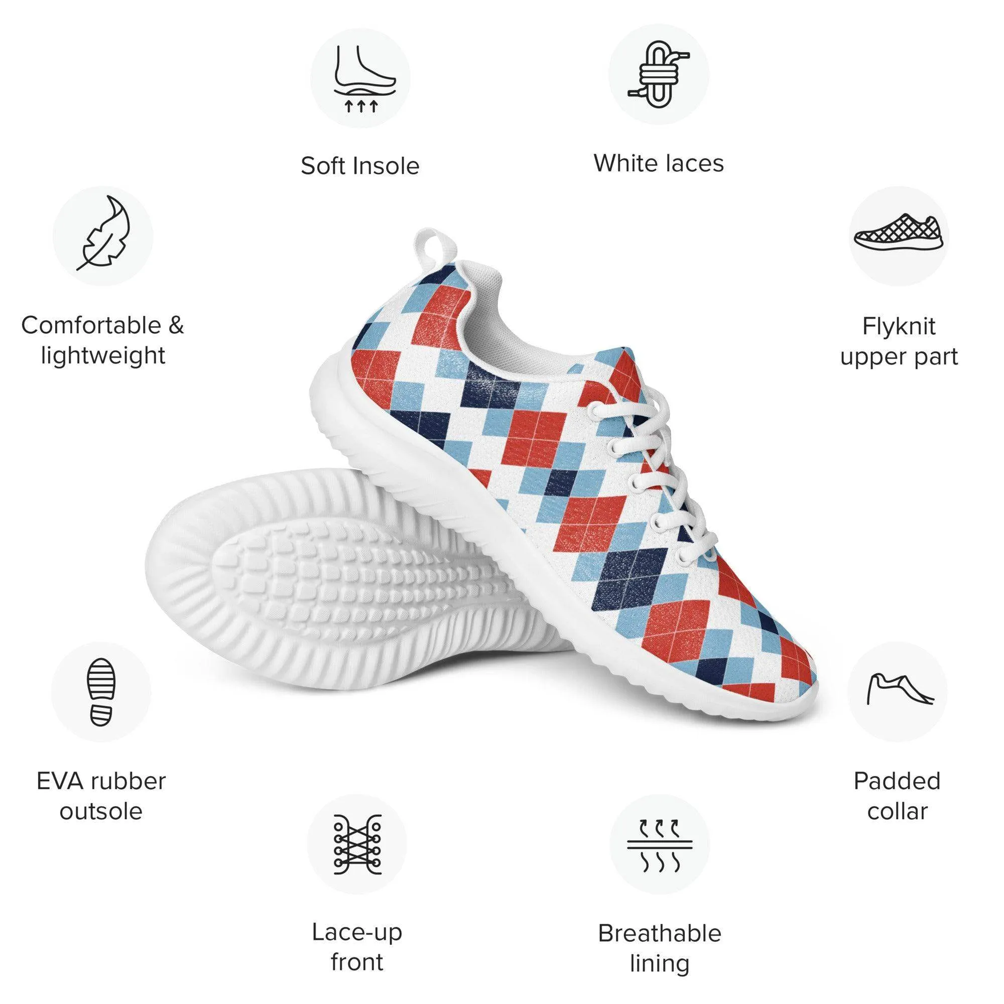 Ivan Lendl Argyle Retro Trainers