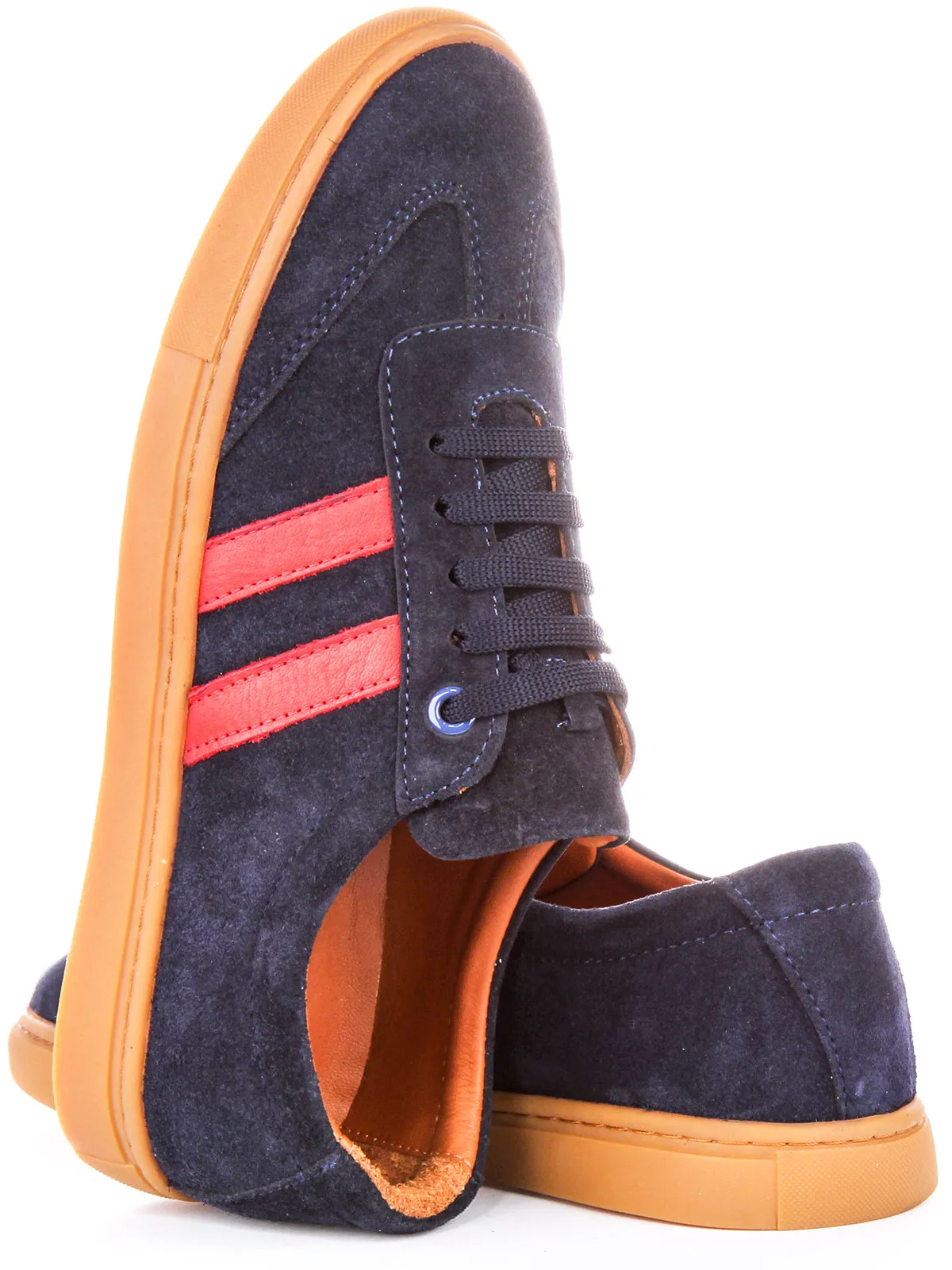 Justinreess England Sadie In Navy Red For Women