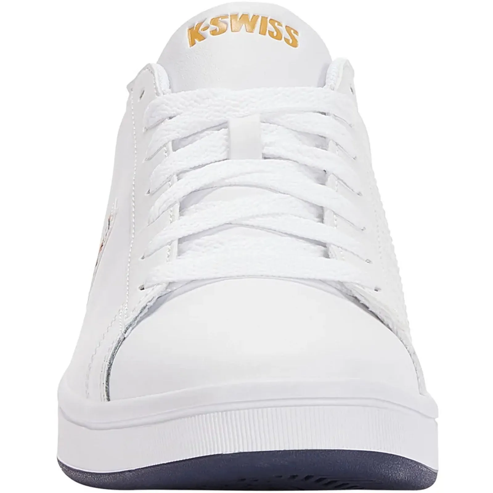 K-Swiss Mens Court Shield Leather Retro Trainers