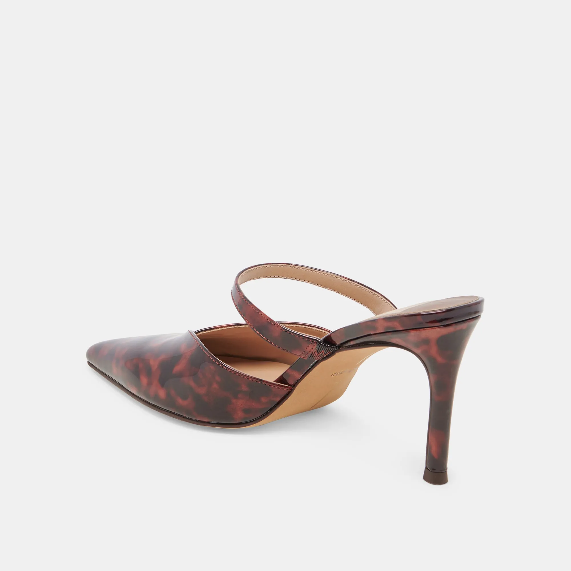 KANIKA HEELS TORTOISE PATENT LEATHER