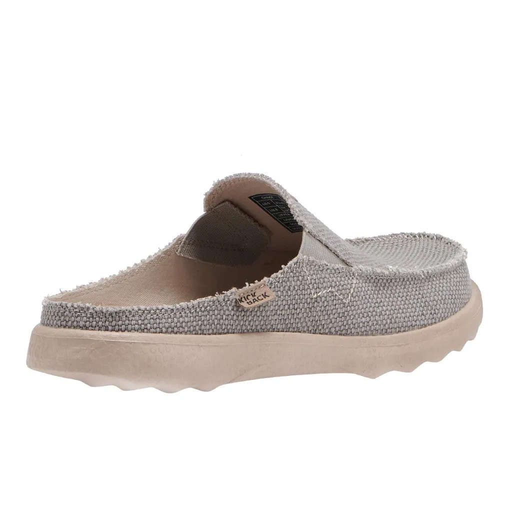 KickBack Men's Slip On Shoes - Chaise 2.0 Woven Canvas Rocket Grey