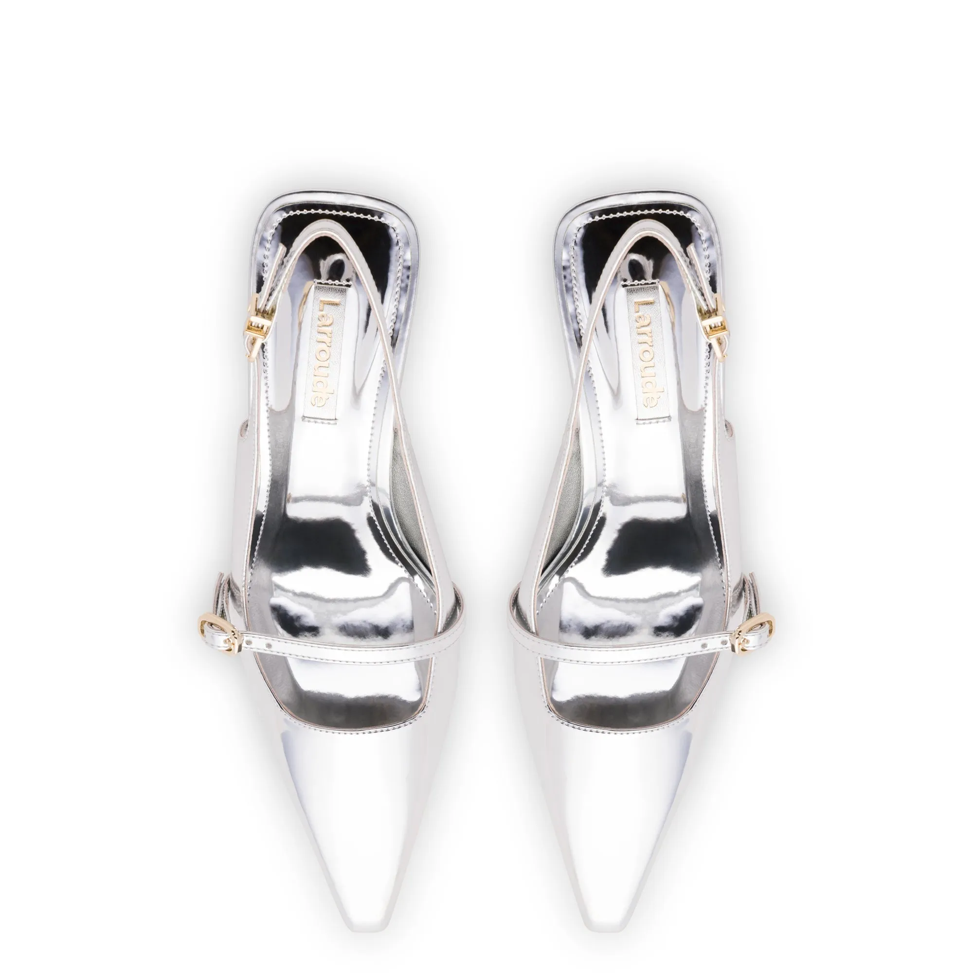 LARROUDE Ines Pump | Silver