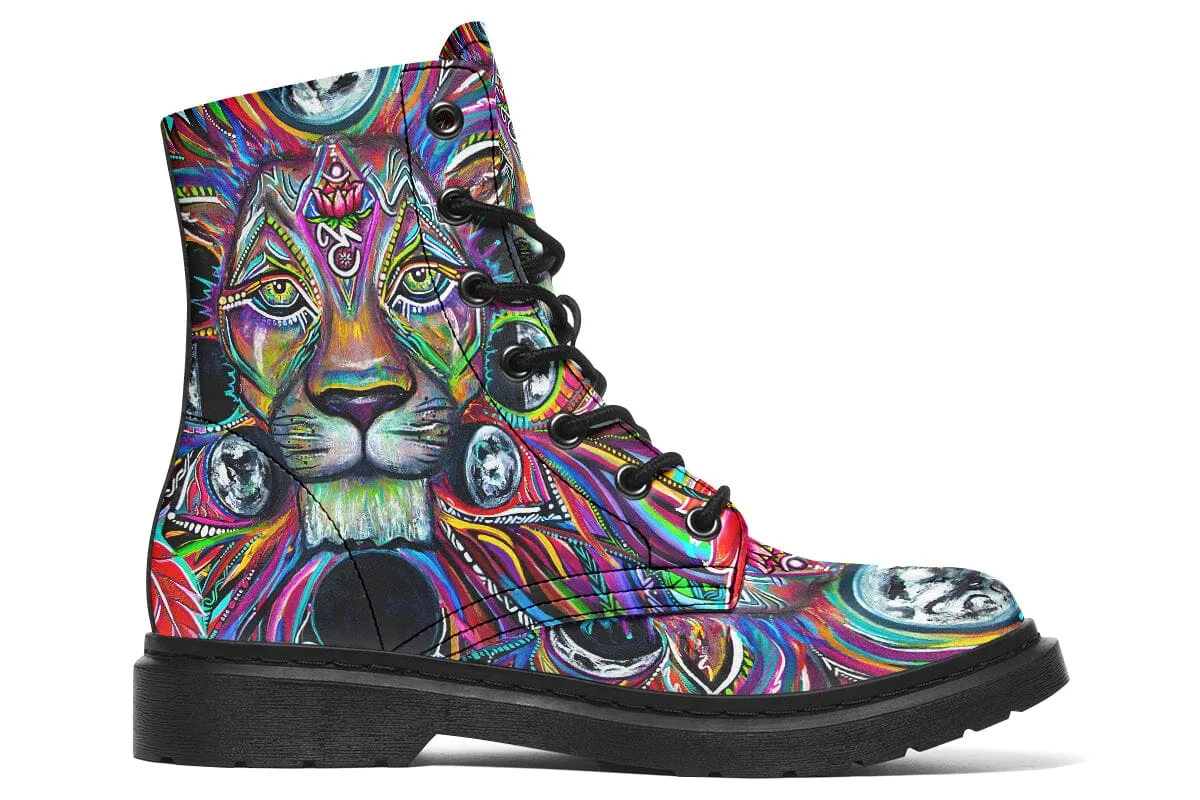 Lunar Lion Combat Boots