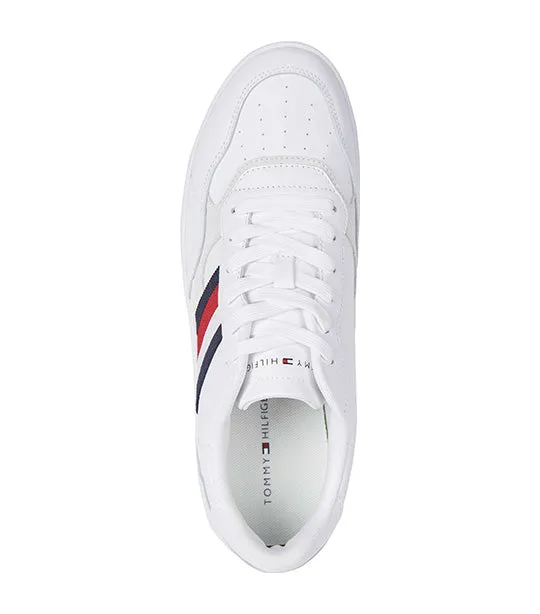 Men's Retro Inspired Leather Cupsole Sneaker White