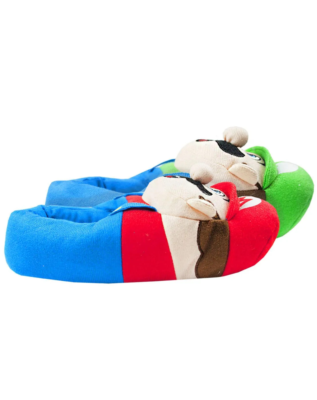 Nintendo Super Mario Bros Mario And Luigi Men's Novelty 3D Slippers