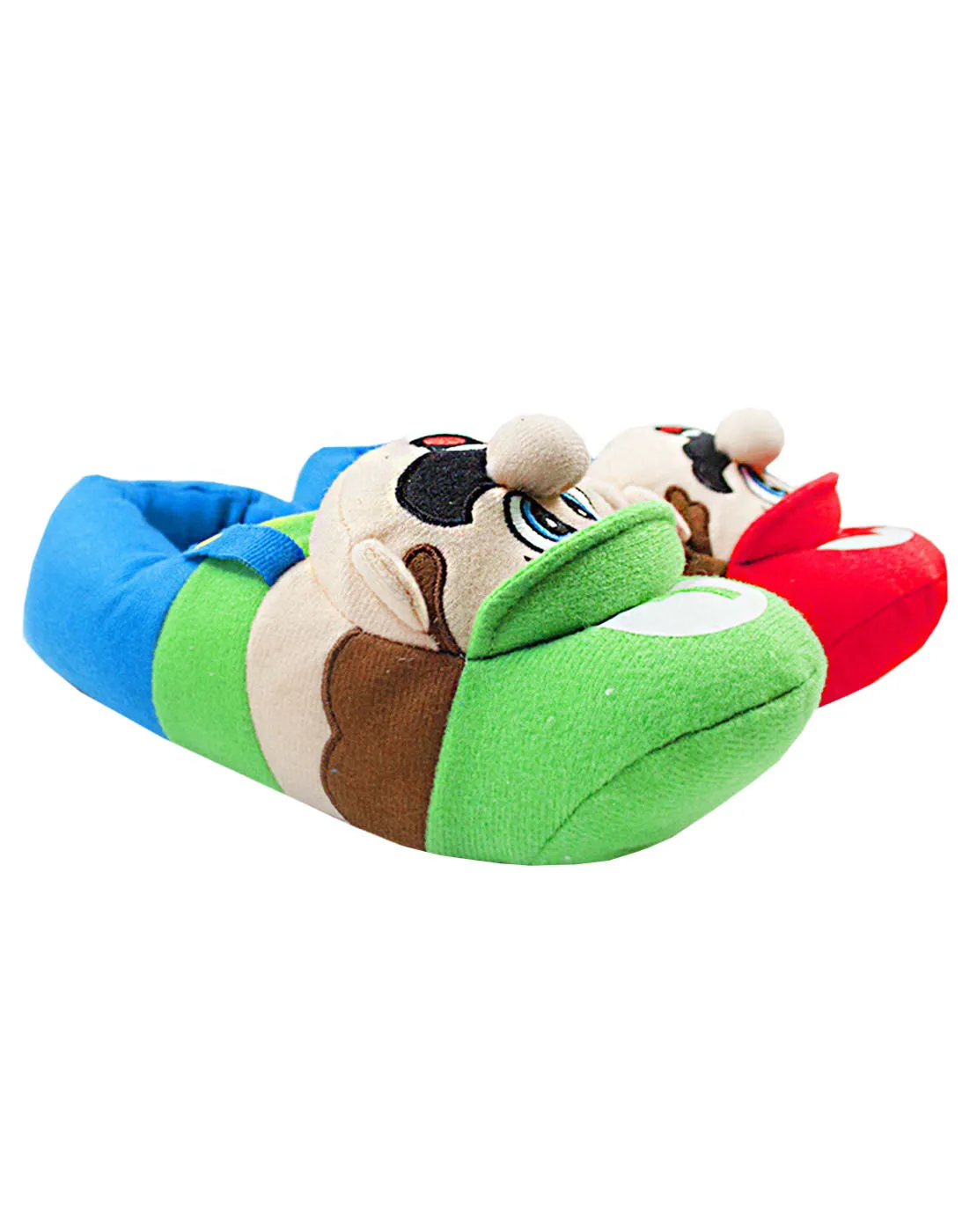 Nintendo Super Mario Bros Mario And Luigi Men's Novelty 3D Slippers