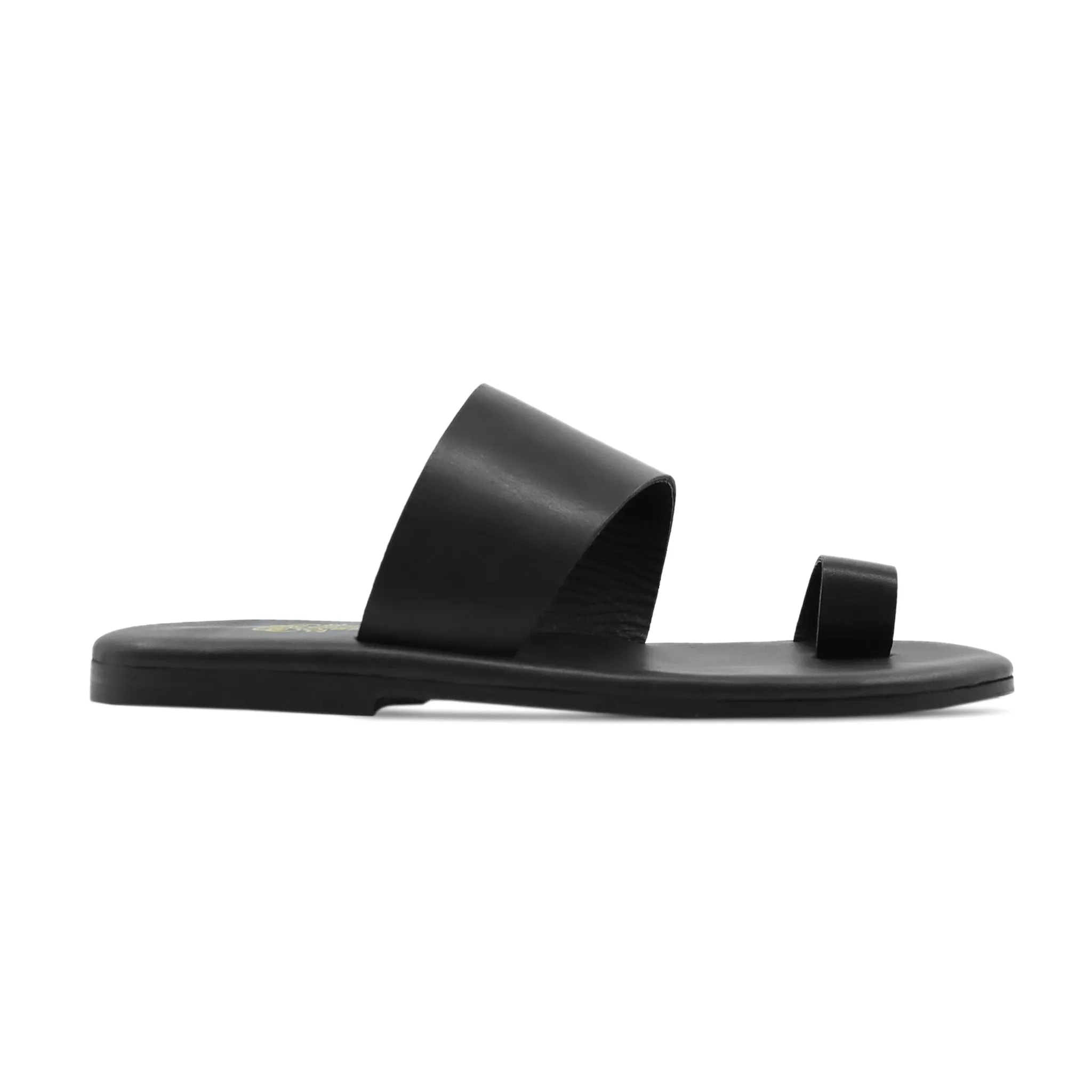 Norrkoping - Men's Black Calf Leather Slipper