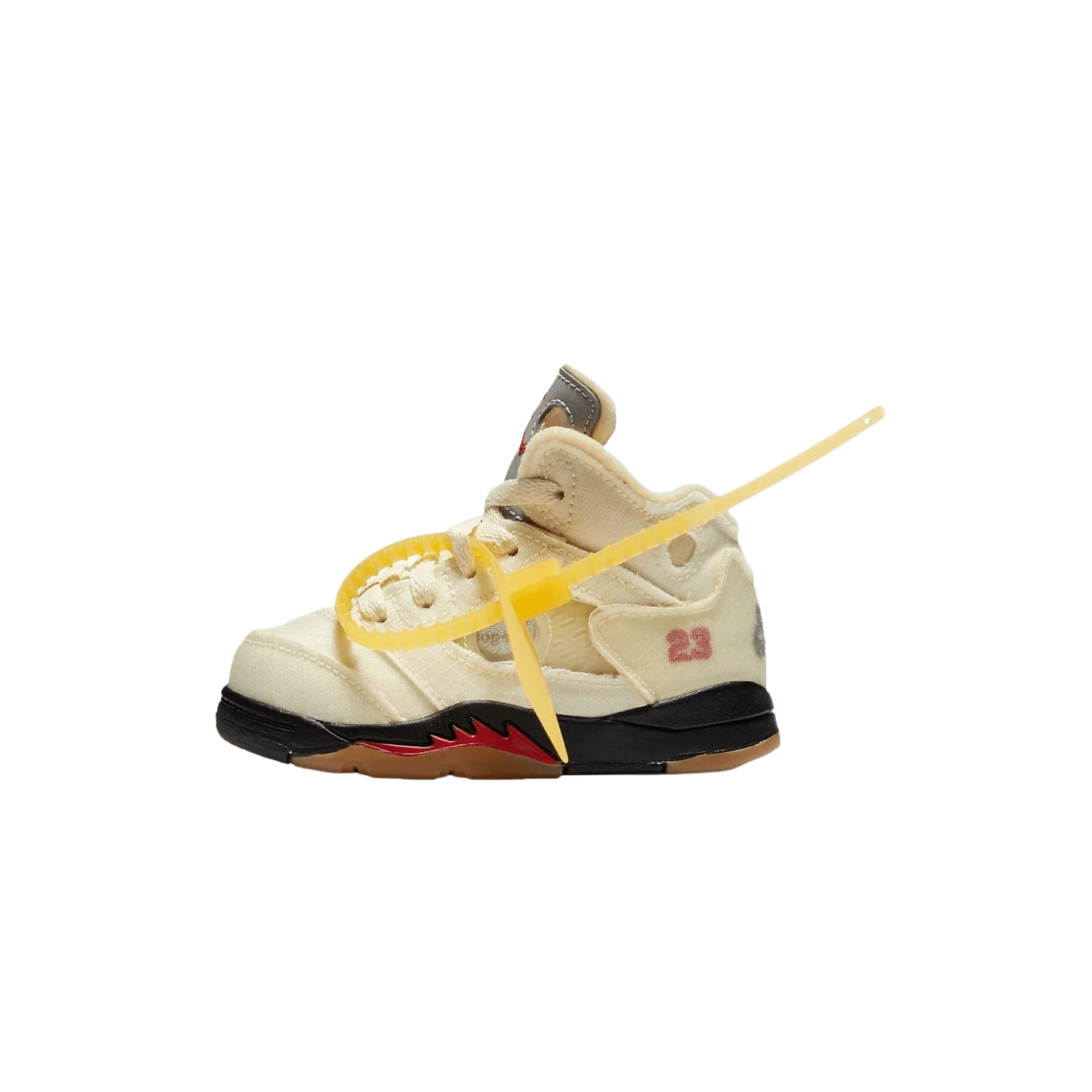 Off-White x Air Jordan 5 Retro SP TD 'Sail'