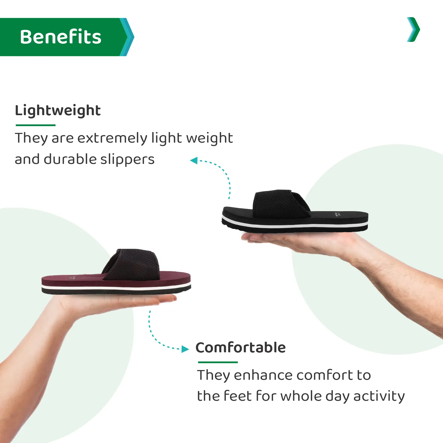 ORTHO JOY Extra Soft Doctor Slippers for Men/Flip-flops.