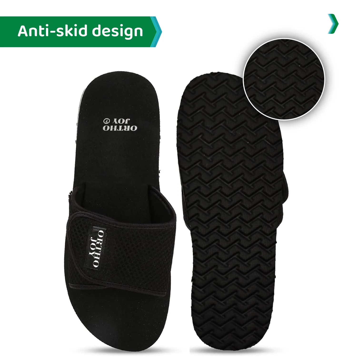 ORTHO JOY Extra Soft Doctor Slippers for Men/Flip-flops.