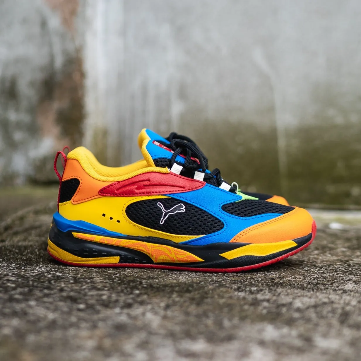 PRESCHOOL Puma RS-Fast Candy Bar (Black/Multi)