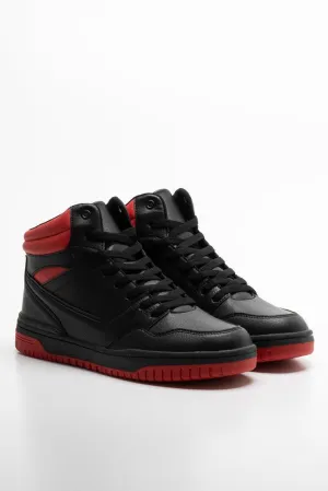 Retro High Top Sneaker Black