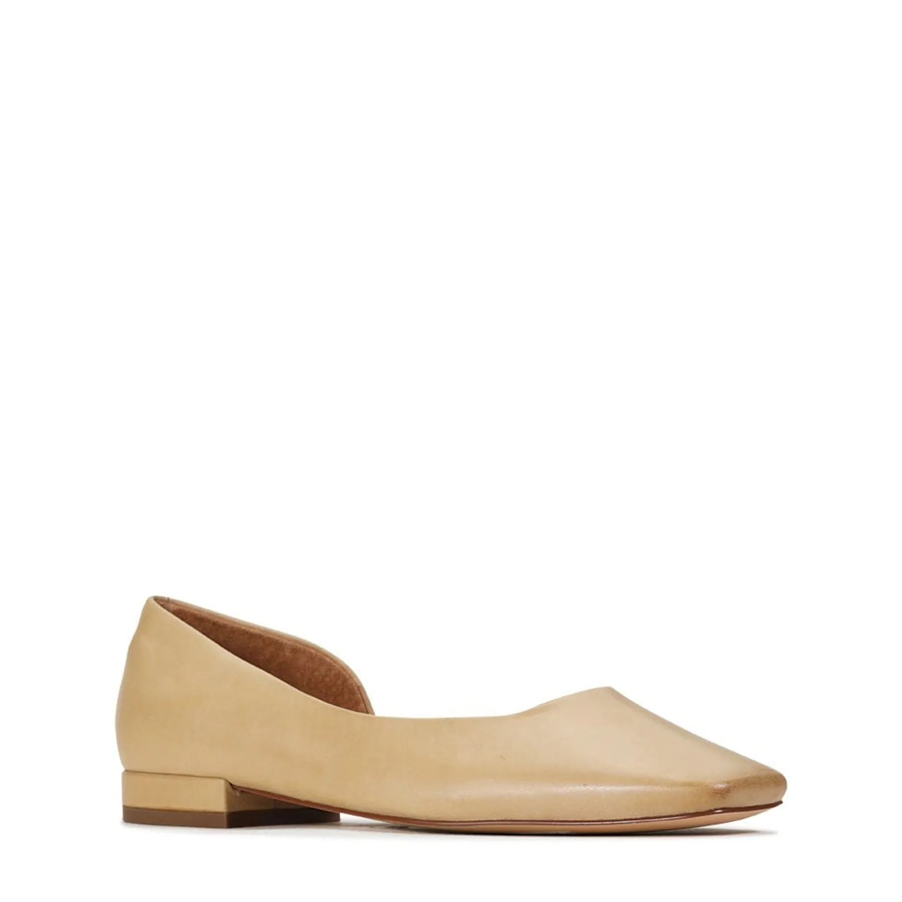 ROCHEL LEATHER BALLET FLATS