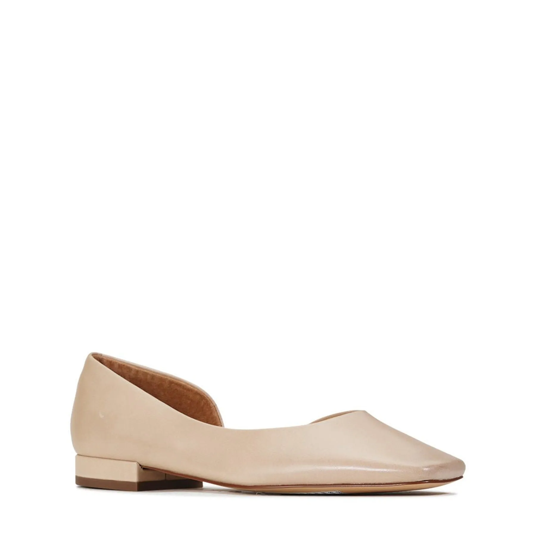 ROCHEL LEATHER BALLET FLATS