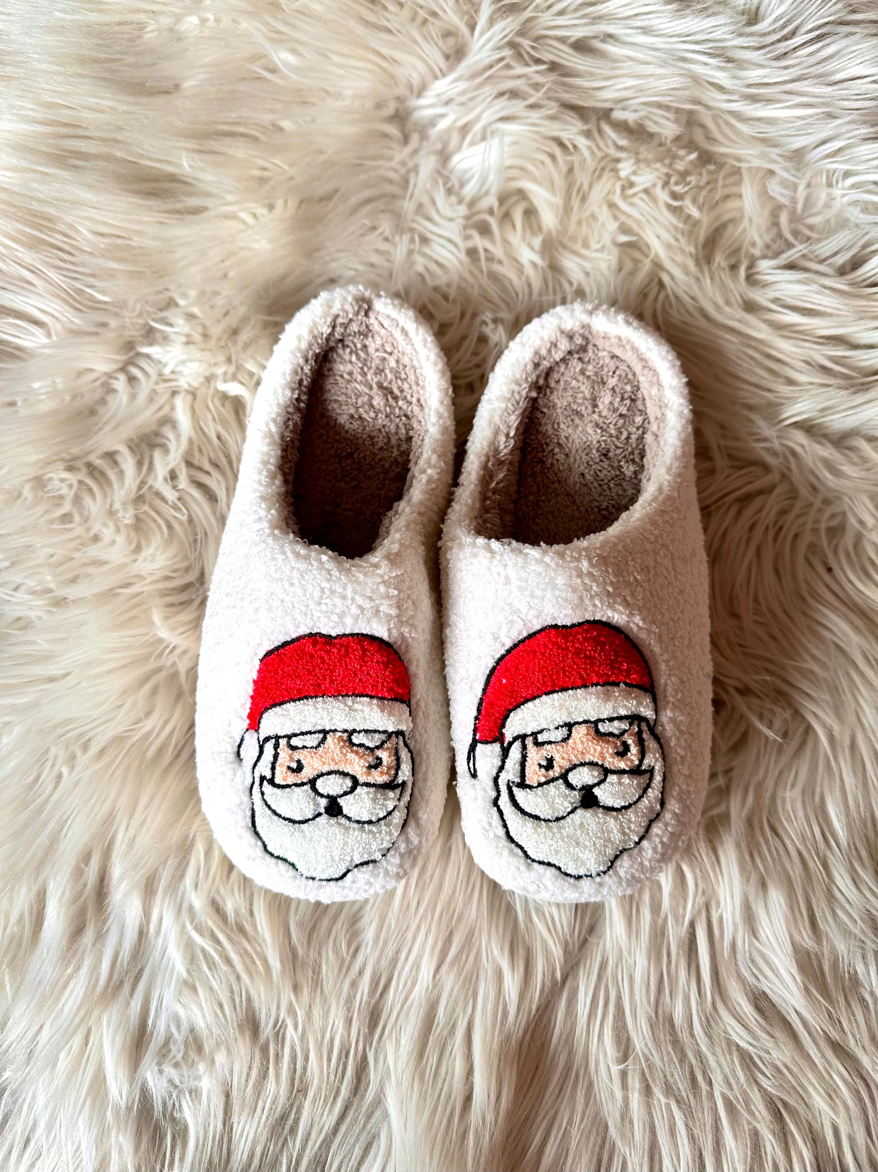 Santa Fluffy Slippers