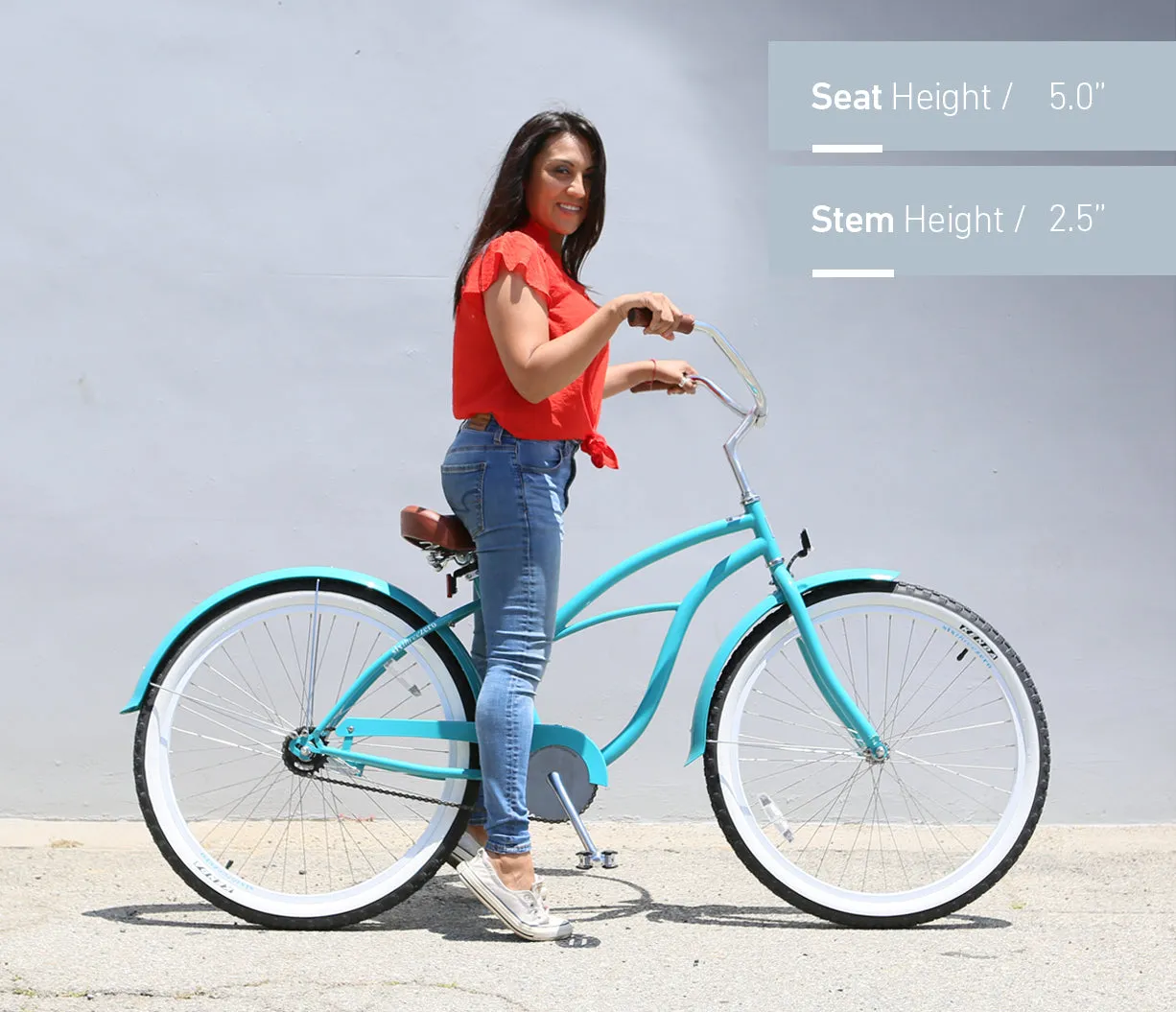 sixthreezero Breathe Women's 26" 7 Speed Beach Cruiser Bicycle