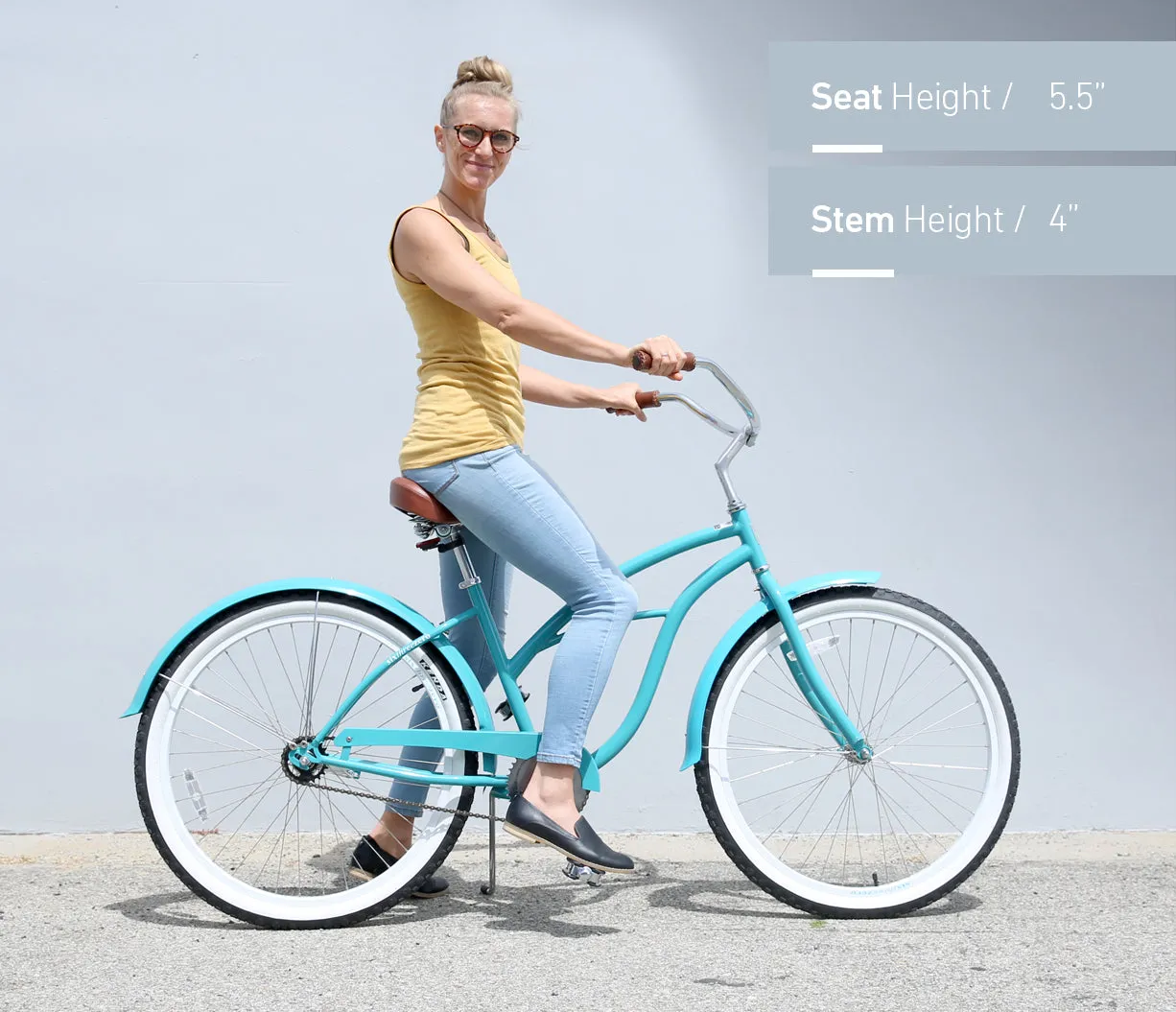 sixthreezero Breathe Women's 26" 7 Speed Beach Cruiser Bicycle