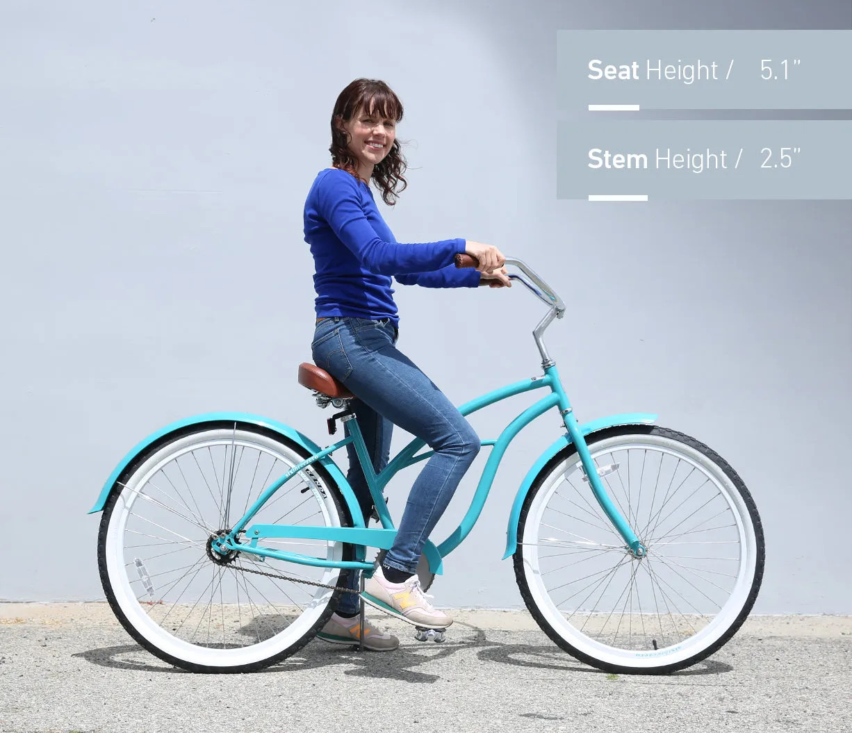 sixthreezero Classic Edition 7 Speed Women's Beach Cruiser Bicycle