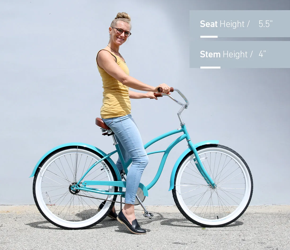 sixthreezero Classic Edition 7 Speed Women's Beach Cruiser Bicycle