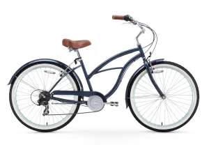 sixthreezero Classic Edition 7 Speed Women's Beach Cruiser Bicycle