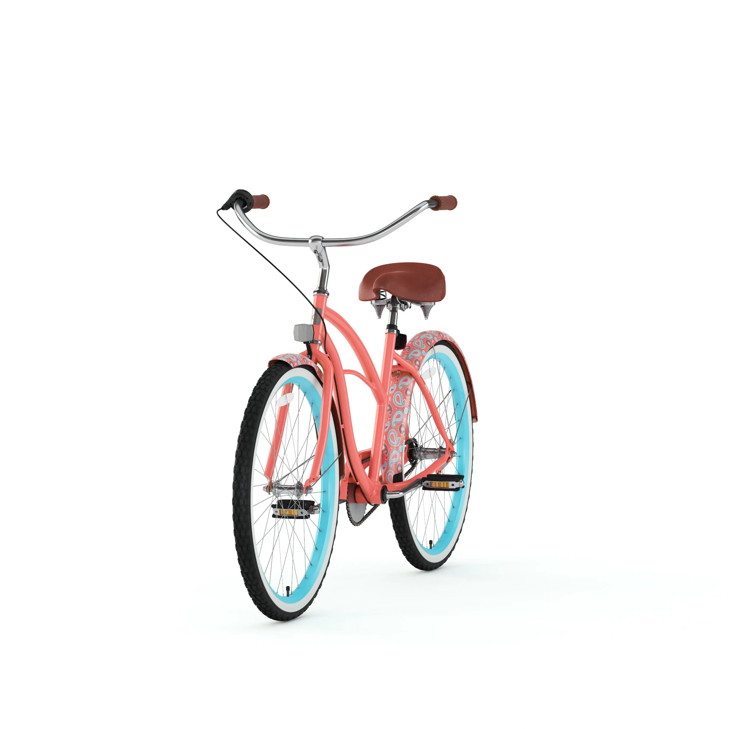 sixthreezero Paisley 3 Speed 26" Women's Beach Cruiser Bike