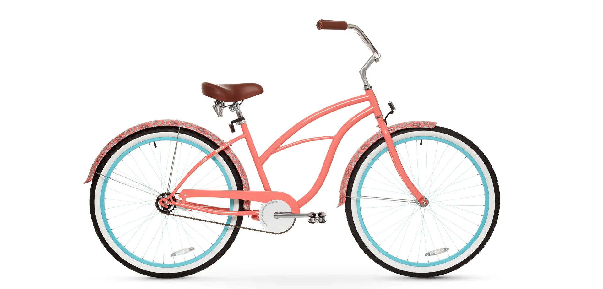 sixthreezero Paisley 3 Speed 26" Women's Beach Cruiser Bike