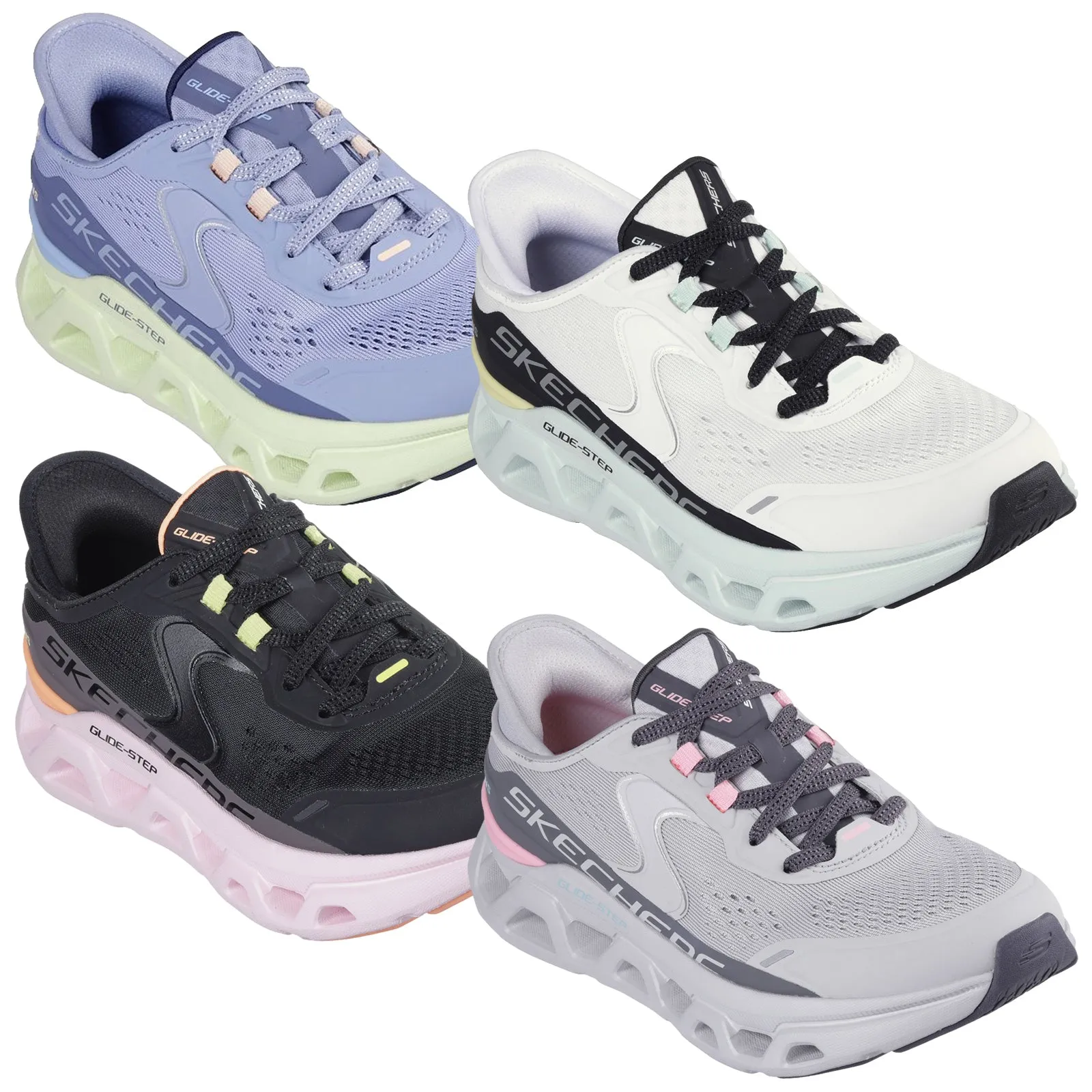 Skechers Ladies Glide-Step Atlus Slip-Ins Trainers